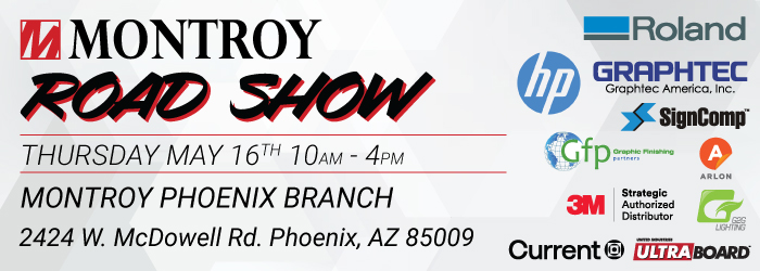 2024 Montroy Road show Banner for the Phoenix Branch